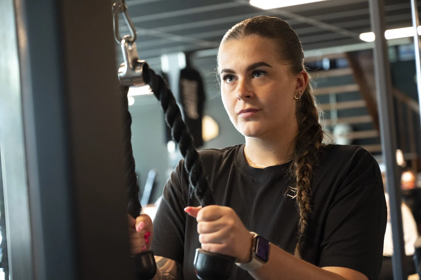 Danique Veldwijk bij Fitfabriek De Baard