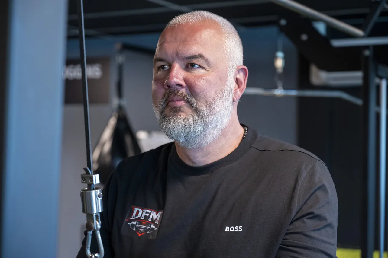 Albert Goosen bij Fitfabriek De Baard