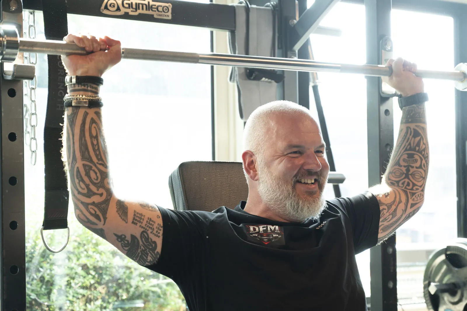 Albert Goosen bij Fitfabriek De Baard