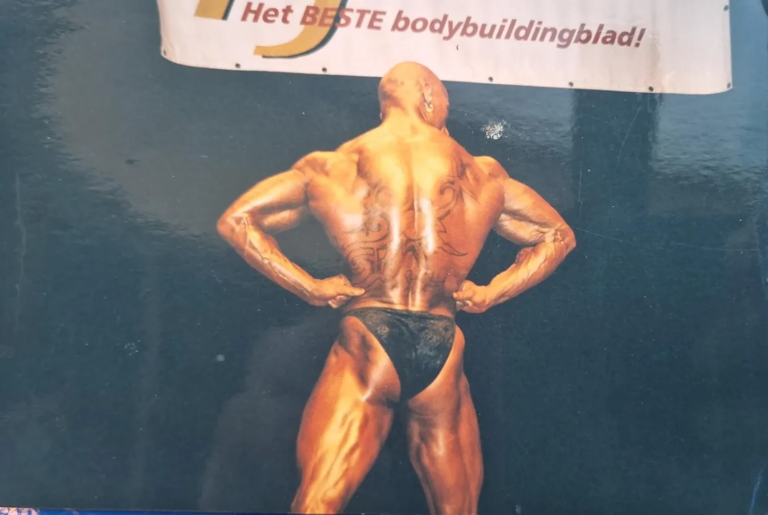 Ralf tijdens zijn bodybuilding-periode