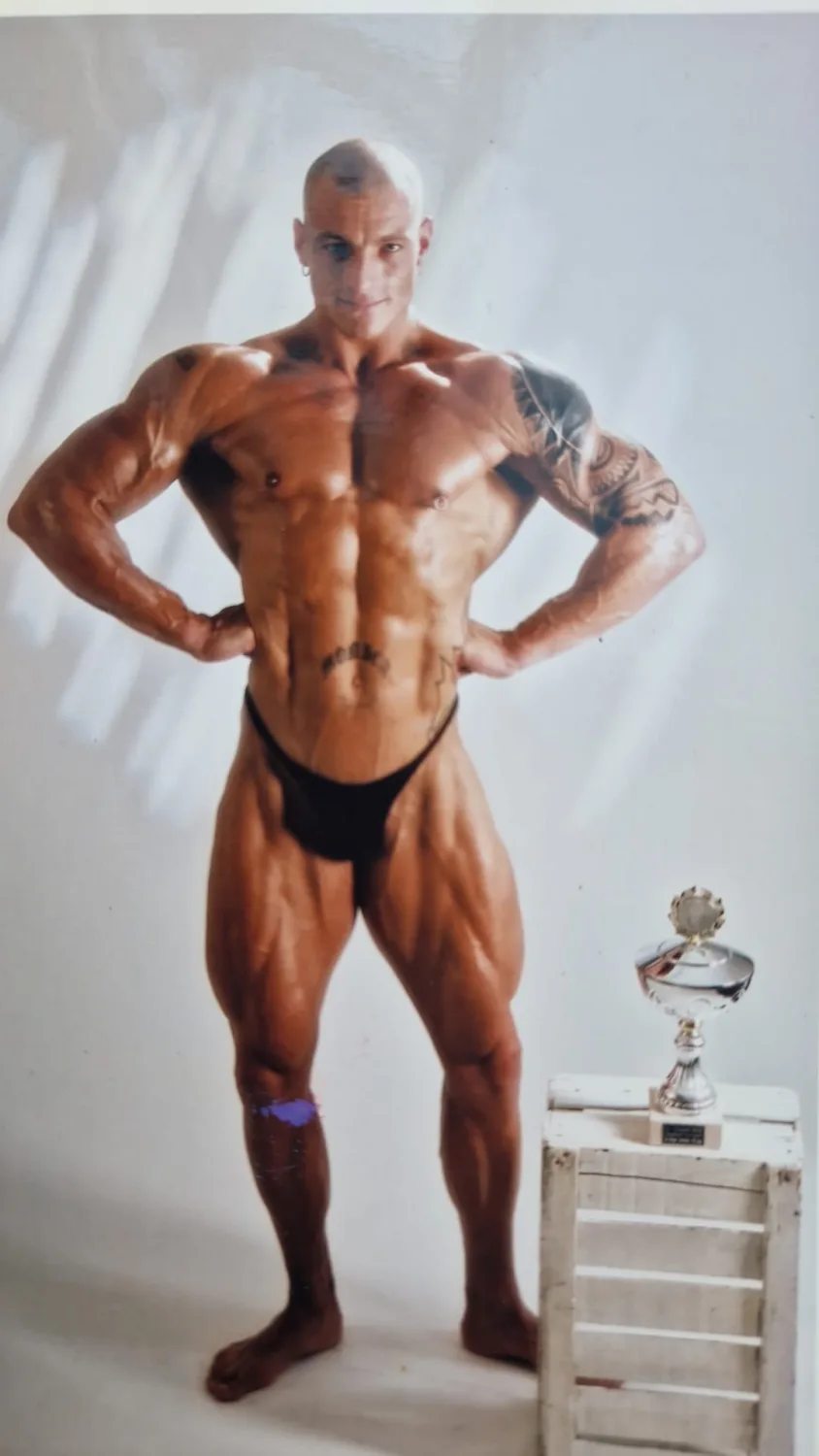 Ralf tijdens zijn bodybuilding-periode