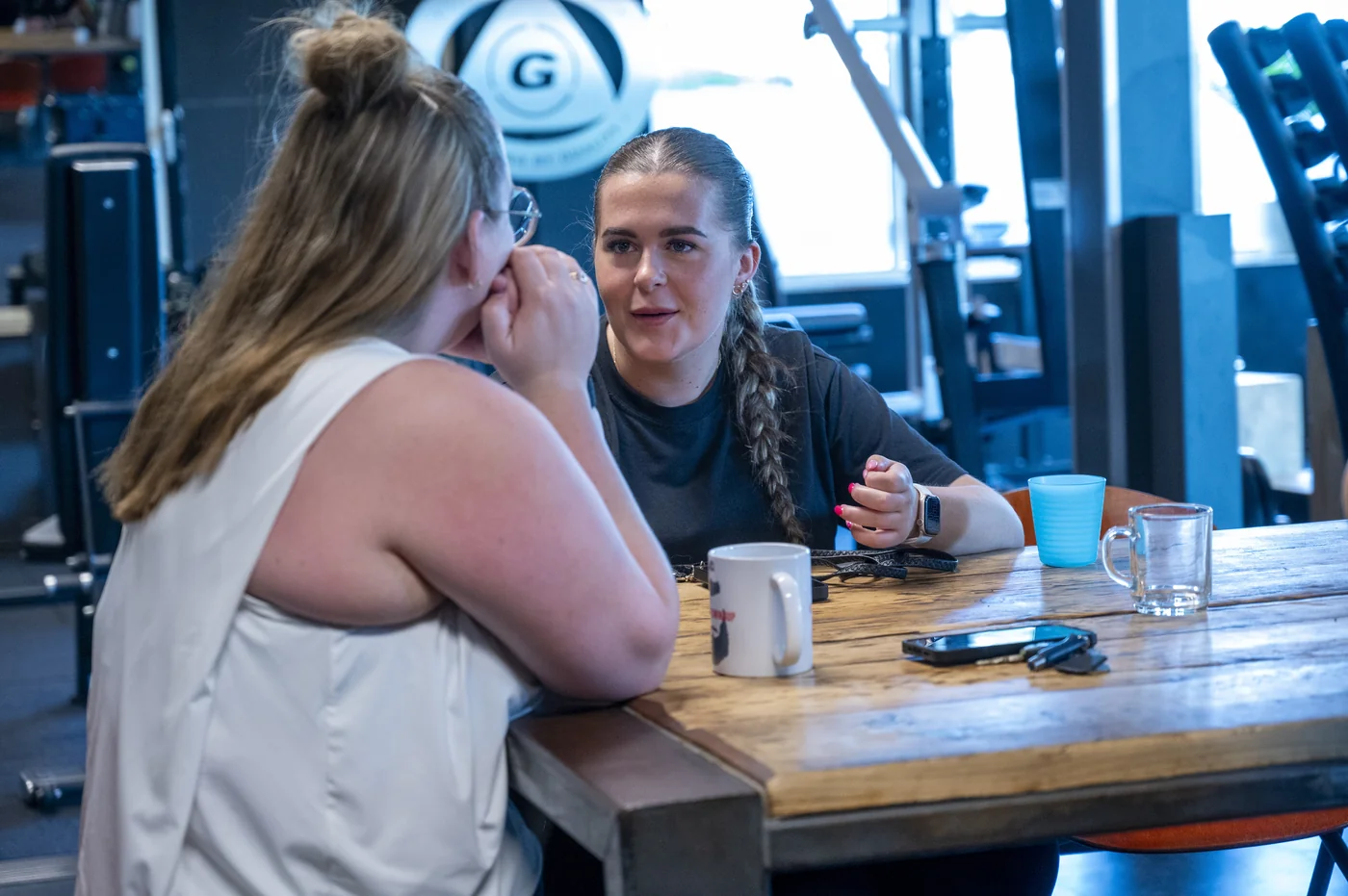 Even bijpraten aan de bar