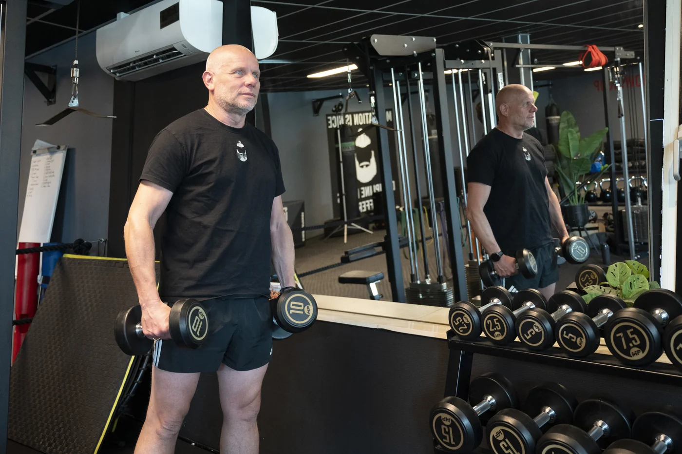 Krachttraining in de zaal
