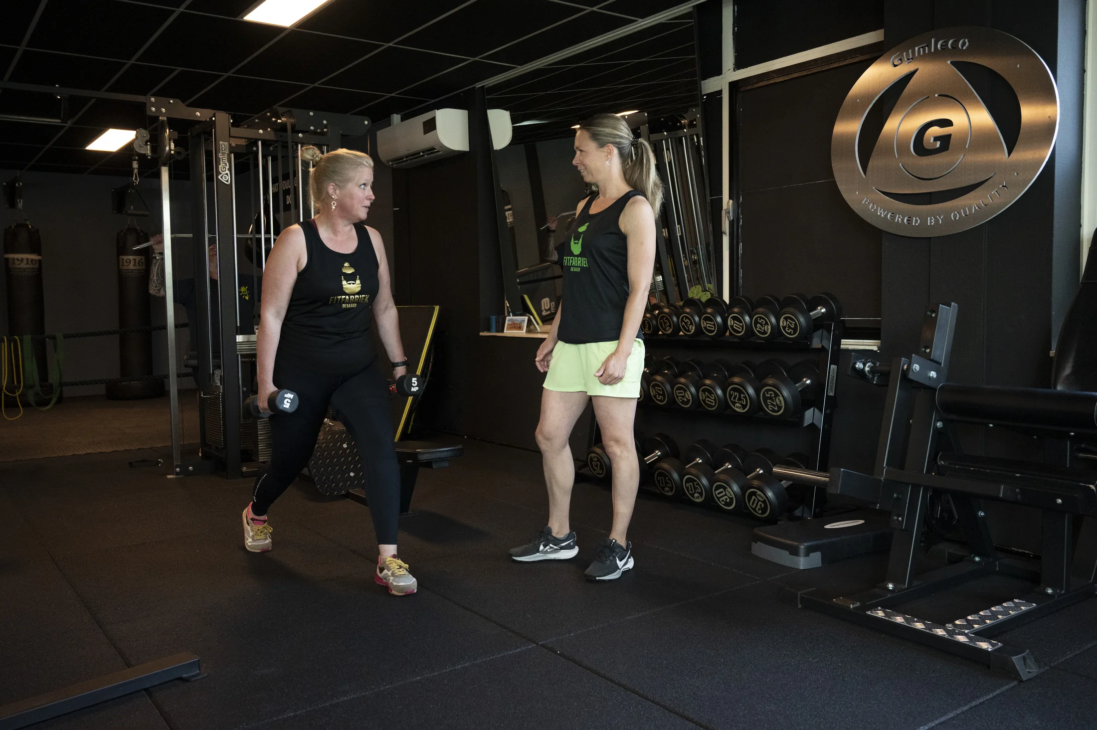 Samen trainen onder begeleiding