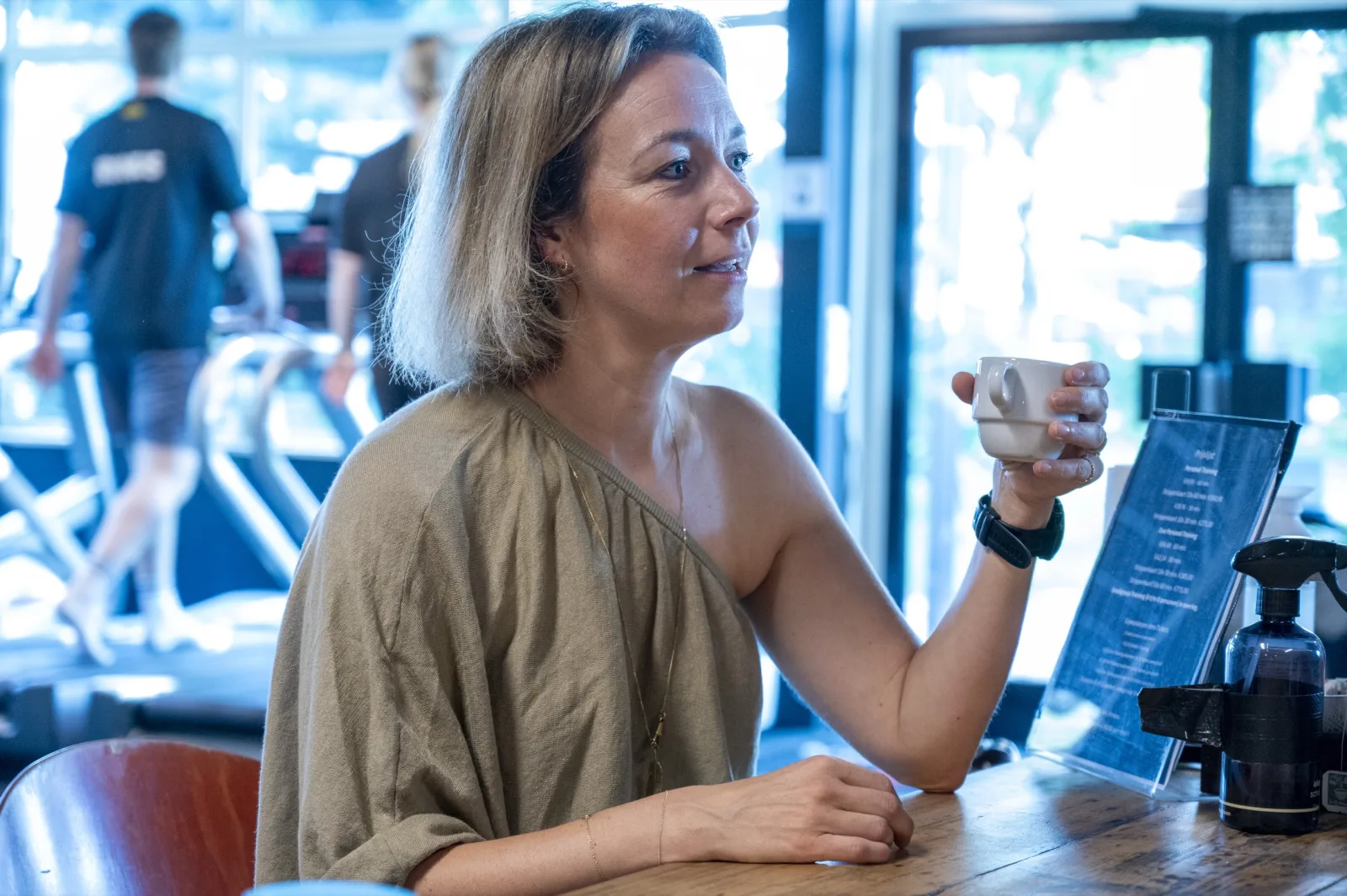 Babette van Dijck bij Fitfabriek De Baard