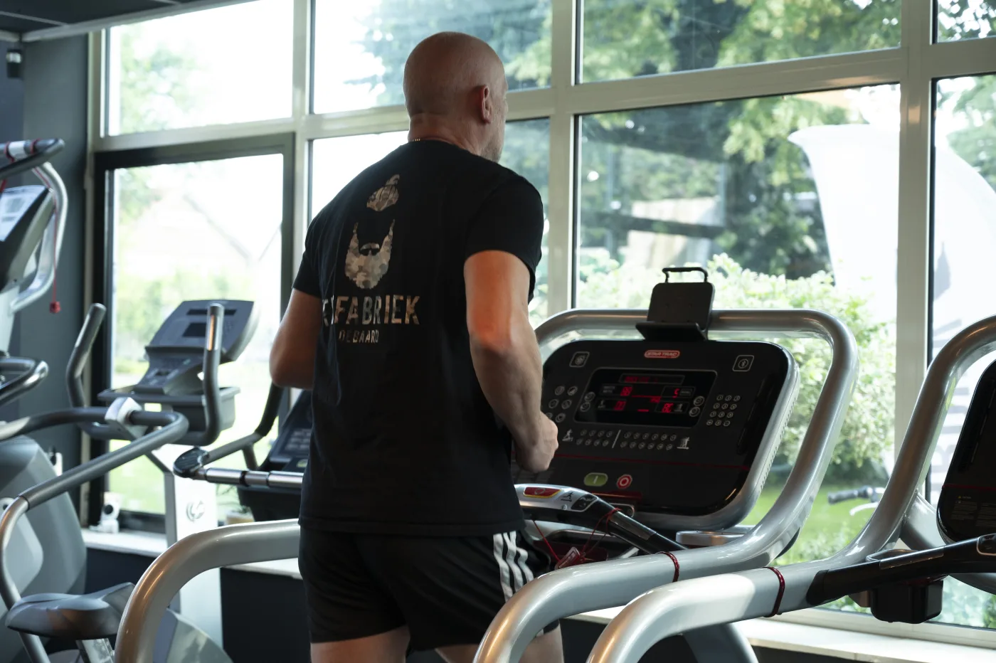 Peter Vredeveld Brouwer tijdens een training in de Fitfabriek